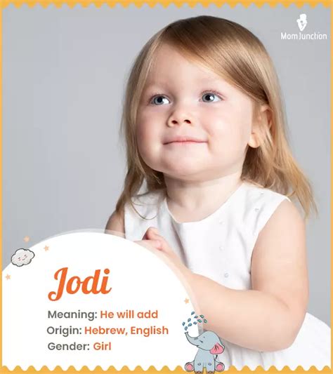 Jodi: Name Meaning, Popularity and Info on BabyNames.com.